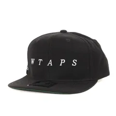 WTAPS ダブルタップス WT刺繍 LOW PROFILE キャップ ブラック系