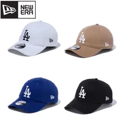 新品 NEWERA ニューエラ LA ロサンゼルス ドジャース キャップ CAP 帽子 9TWENTY MLB 大谷翔平 ロゴ 刺繍 野球 メンズ レディース ユニセックス 白ホワイト カーキ ベージュ 青 ブルー 黒 ブラック