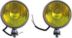 20φ 100W 24V レトロ仕様 フォグランプ ハロゲンタイプ  イエロー