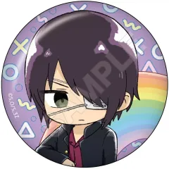 【中古】バッジ・ビンズ 高杉晋助 「3年Z組銀八先生 虹 グリッター缶バッジ」