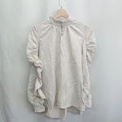 ◇ ⊂◎●未使用● PAGEBOY ページボーイ バックオープン 長袖 ブラウス サイズF ベージュ系 レディース E  【1412090022227】