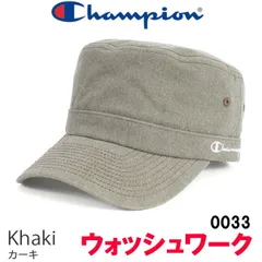 カーキ Champion チャンピオン ウォッシュワーク キャップ 0033 レディース メンズ