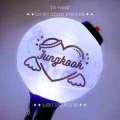 BTS JUNGKOOK JK グク ジョングク ペンライト アミボム ステッカー 天使