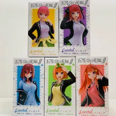 【飾磨店】 中古 フィギュア 五等分の花嫁 中野一花・二乃・三玖・四葉・五月 Coreful renewal 5体セット 【720】