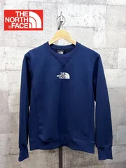 THE NORTH FACE ウィメンズ センターロゴ刺繍 クルースウェット トレーナー WL ネイビー ノースフェイス NT61902X