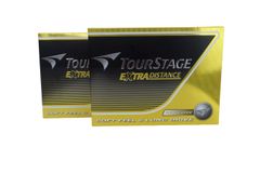 【新品】TOURSTAGE(ツアーステージ) ゴルフボール イエロー 2ダース EXTRA DISTANCE 2014年モデル ゴルフ用品 2502-0003 新品