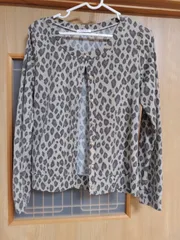 COLZA　ハニーズ　カーディガン　アニマル　レオパード　Ｍサイズ