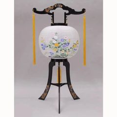盆提灯　回転灯　11号　菊蒔絵　新品・未使用品