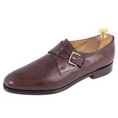 ジョンロブ JOHN LOBB レザーシューズ ASHILL アシール モンクストラップ カーフレザー 革靴 メンズ イングランド製 5 1/2E(24cm相当) ブラウンのサムネイル