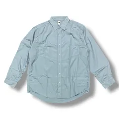 参考上代34100円 未使用品 ISSUETHINGS TYPE53 製品染め長袖シャツ ロングシャツ ウォッシュドシャツ イシューシングス 24a/53-c-11 ブルー 2 81840A7のサムネイル