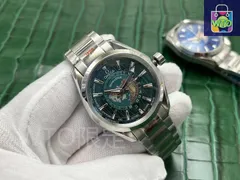 【今日特価】Omega Seamaster Aqua Terra 150m オメガ シーマスター アクアテラ 世界時計-WTO輸入2