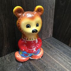 サンリオ 激レア ミスターベアーズドリーム レトロ 貯金箱 陶器製