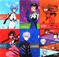 【中古】クリアファイル チルドレン A4クリアファイルセット(6枚組) 「エヴァンゲリオン・ザ・リアル4-D：2.0」 ユニバーサル・スタジオ・ジャパン限定