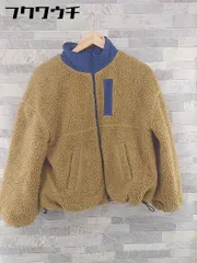■ ALICIA PAGEBOY リバーシブル ボア 長袖 ジップアップ ジャケット サイズF ブラウン レッド ブルー系 レディース  【中古】 【1103250032698】のサムネイル