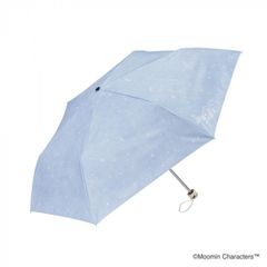 傘 雨傘 日傘 北欧柄 ムーミン MOOMIN 晴雨兼用傘 折りたたみ傘 50cm ムーミン谷の流れ星 ライトブルー S350-0812LB1-BE 