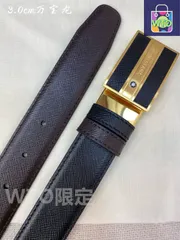 【今日特価】Montblanc ビジネス & レジャー バックル付きベルト-1