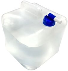 山善(YAMAZEN) 折り畳みウォータータンク 10リットル 水くみ キャンプ アウトドア 給水タンク 防災グッズ 防災用品 防災 給水 10L YWT-10