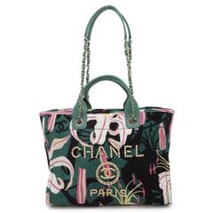シャネル トートバッグ ドーヴィル ショッピングバッグ ベルベット ウッド AS3351 CHANEL バッグ ショルダーバッグ