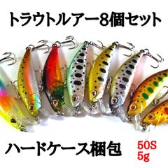 トラウト渓流ミノー 5cm 4.5ｇ 8個セット シンキングミノー リュウキッシュ