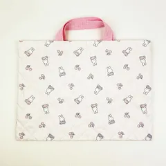 ミッフィー miffy キルトチャームバッグ ピンク トートバッグ スクール キッズ