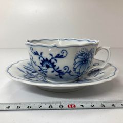 希少⭐未使用⭐マイセン ブルーオニオン プレート 17 丸皿 サラダ