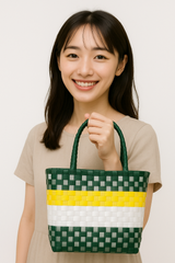ppバンドカゴバッグ