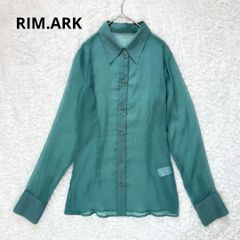 美品·未使用 リムアーク アートプリントシャツ 睡蓮 ブラウス 総柄 