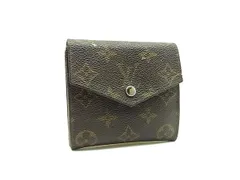 LOUIS VUITTON ルイヴィトン M61660 モノグラム ポルトモネビエ カルトクレディ 三つ折り 財布 ウォレット ブラウン系 DJ5075