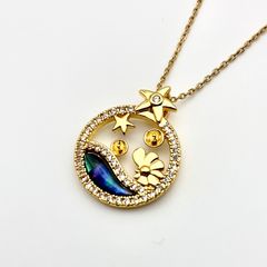 アバロンシェル ネックレス　星と海