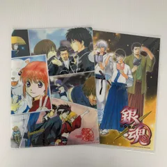 銀魂 クリアファイル 未開封 2セット ジャンプフェスタ2009 JF09 坂田銀時＆志村新八＆近藤勲 (銀魂40巻) JCカバー A4クリアファイル