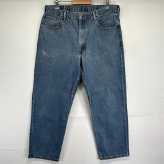 古着 リーバイス Levi's デニムパンツ 550 テーパード バギー ジーンズ ジーパン 長ズボン 大きいサイズ w38 L30  ブルー メンズ