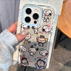 スヌーピー iPhone 16 用 ケース スマホケース 全機種対応 アイフォンケース シリコンカバー 携帯カバー ソフトTPU素材 レンズ保護 耐衝撃 