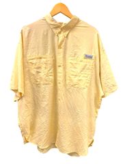 Columbia (コロンビア) PFG 半袖フィッシングシャツ ナイロン FM7266 黄 M相当 メンズ（DESE）/027