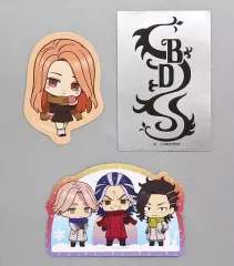 【中古】シール・ステッカー 柴柚葉/柴大寿＆乾青宗＆九井一/黒龍ロゴ 「東京リベンジャーズ ダイカットステッカーセットEX3」