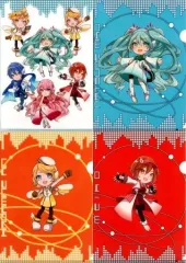 【中古】クリアファイル 羊野ver. A4クリアファイル4枚セット 「～ミクに会える!体感型展示会～ 初音ミク展示会」
