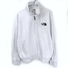 【未使用】ノースフェイス ホワイトレーベル COMFY HALF ZIP コンフィ ハーフ ジップ スウェットシャツ XL OATMEAL NM5MQ01J メンズ THE NORTH FACE