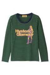 HYSTERIC GLAMOUR ヒステリックグラマー 01251CL06 HYSTERIC BABIES Tシャツ GREEN 正規通販 レディース FREE GREEN