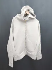 ◇ ⊇ nano universe ナノ ユニバース テックダンボールダブルジップ 長袖 パーカー サイズL グレージュ系 レディース E  【1506180000421】