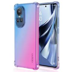OPPO Reno10 Pro 5G ケース リノ 10プロ  グラデーション耐衝撃 ソフト ケース 【Color】 ブルー・ピンクのサムネイル
