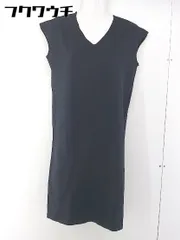 ◇ VICKY ビッキー ノースリーブ 膝丈 ニット ワンピース サイズ2 ブラック レディース  【中古】 【1106020004390】のサムネイル