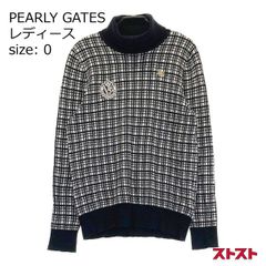 【新品未使用】PEARLY GATES チェック柄　秋冬　レディース0 日本製 新品 PEARLY GATES パーリーゲイツ 日本製 チェック柄 ニット S - メルカリ
