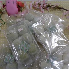 【訳あり※残り1箱】あんもち（粒あん）６個入5P・よもぎあんもち（粒あん）６個入5P★あわしま堂