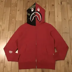 Bapeland 1周年記念 シャーク パーカー Sサイズ shark full zip hoodie a bathing ape BAPE camo エイプ ベイプ アベイシングエイプ