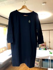 N1119．Wilsonスウェットワンピースネイビー　Lsize