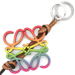 ロエベ　アナグラムチャーム　グラデーション　フック＆リング ロエベアナグラムチャームグラデーションフック＆リング