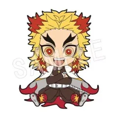 【中古】ストラップ(キャラクター) 煉獄杏寿郎 「鬼滅の刃 ぺたん娘トレーディングラバーストラップ 柱ver.」