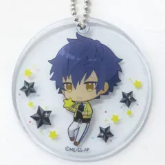 【中古】キーホルダー・マスコット(キャラクター) [単品] 漣ジュン PVCキーホルダー 「TVアニメ あんさんぶるスターズ!×animatecafe クリアスイーツポーチ」 同梱特典