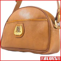 ショルダーバッグ 斜め掛け メンズ レディース 革 ランセル 茶 HH8467