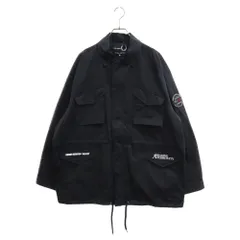 FRED PERRY (フレッドペリー) ×RAFSIMONS Oversized Military Jacket SJ6523×ラフシモンズ オーバーサイズ ミリタリージャケット ブラックのサムネイル