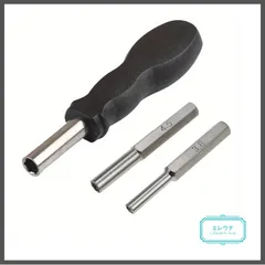 【ジャンクいじり】六角ハンドルドライバー 3.8mm 4.5mm ドライバーセット【精密機器】ゲーム機修理 N-64 N-GC S-NES S-EGA ゲームカートリッジ ゲーム機本体 メンテナンス 電池交換 埃清掃 グリップ